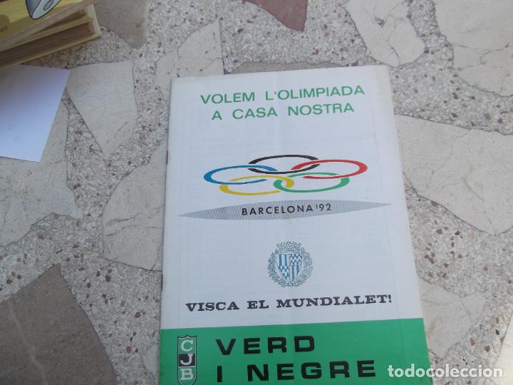 Coleccionismo deportivo: ver i negre, volem l'olimpiada a casa nostra, barcelona .92, visca el mundialet