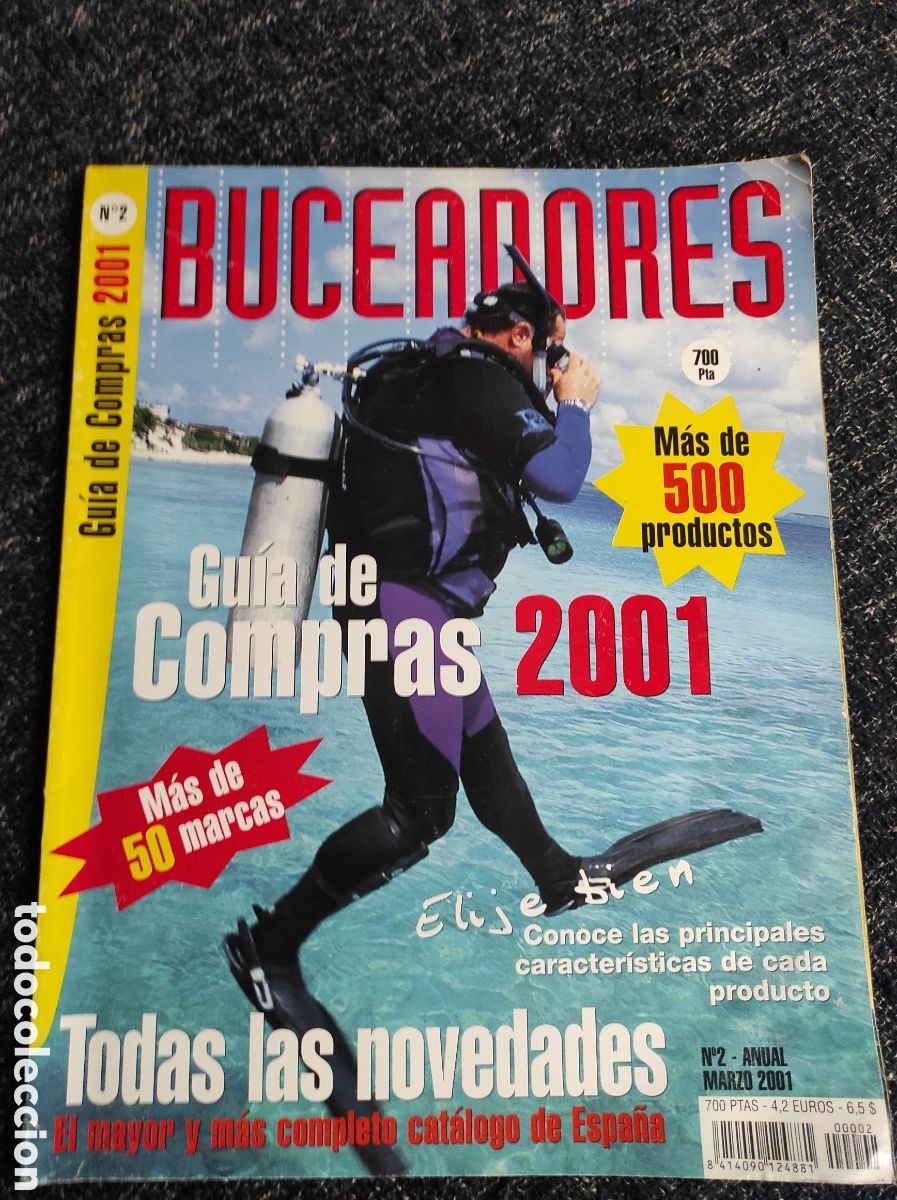 Sports collectibles: BUCEADORES N&ordm; 2 MARZO 2001 - SUBMARINISMO
