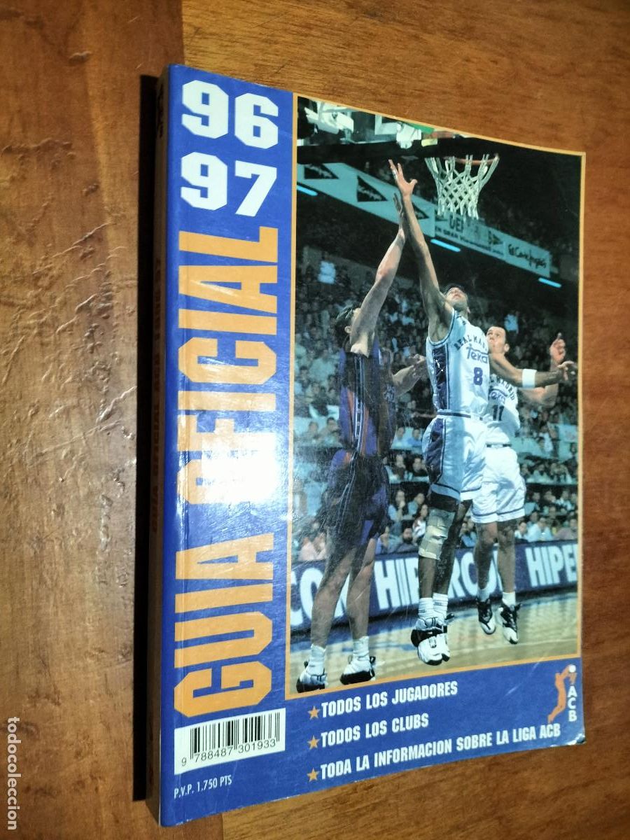 Coleccionismo deportivo: ACB. GUIA OFICIAL 96 97. 1996 1997. R&Uacute;STICA. BUEN ESTADO. DIFICIL. e3 1