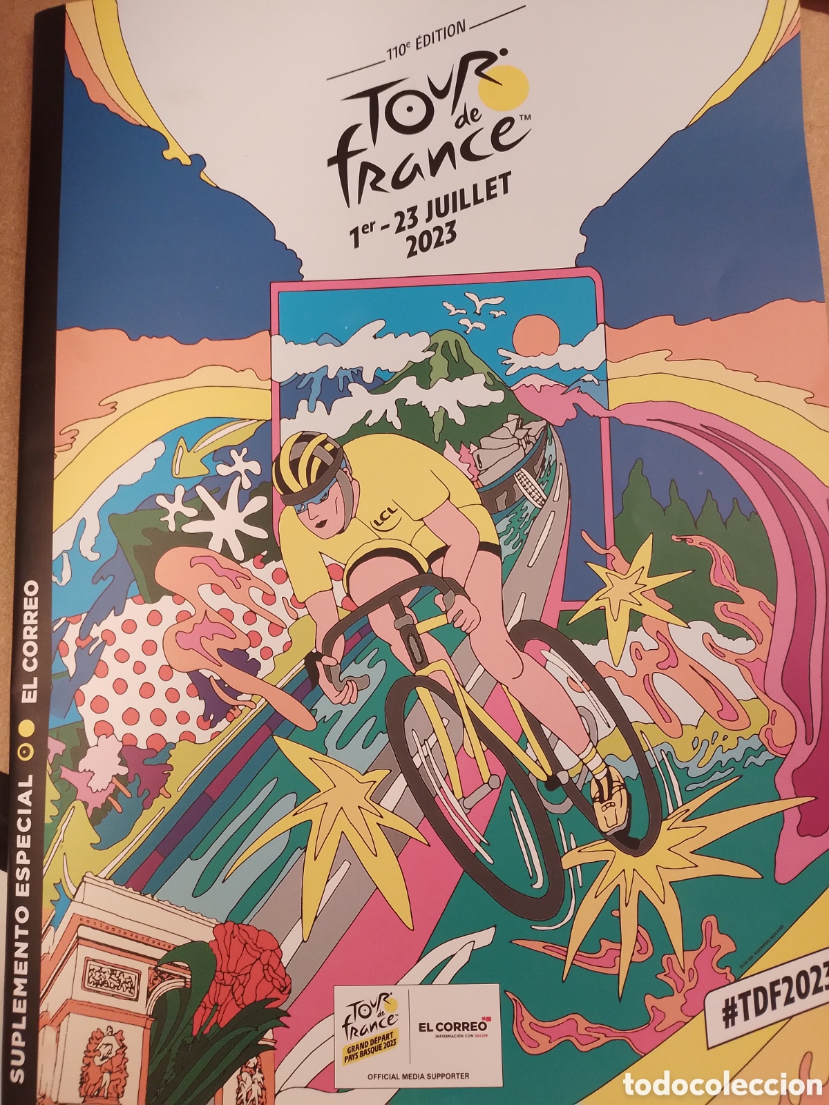 Coleccionismo deportivo: SUPLEMENTO 110 EDITION, TOUR DE FRANCE, EN CASTELLANO, EL CORREO, 2023