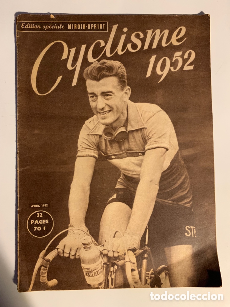 Coleccionismo deportivo: Revista de ciclismo cyclisme 1952 edicion especial miroir sprint