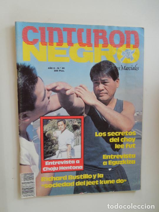 Sammelleidenschaft Sport: CINTURON NEGRO REVISTA N&ordm; 20 - LOS SECRETOS DEL CHOY LEE FUT - POSTER Y CATALOGO GENERAL 1991 -LIBR