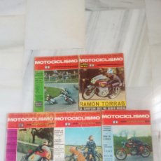 Collezionismo sportivo: LOTE 5 REVISTAS ANTIGUAS MOTOCICLISMO AÑO 1965 Y 1966
