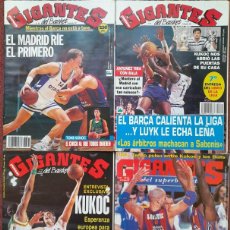 Coleccionismo deportivo: TONI KUKOC - CUATRO REVISTAS ''GIGANTES DEL BASKET'' (1991-1997) - NBA - YUGOSLAVIA