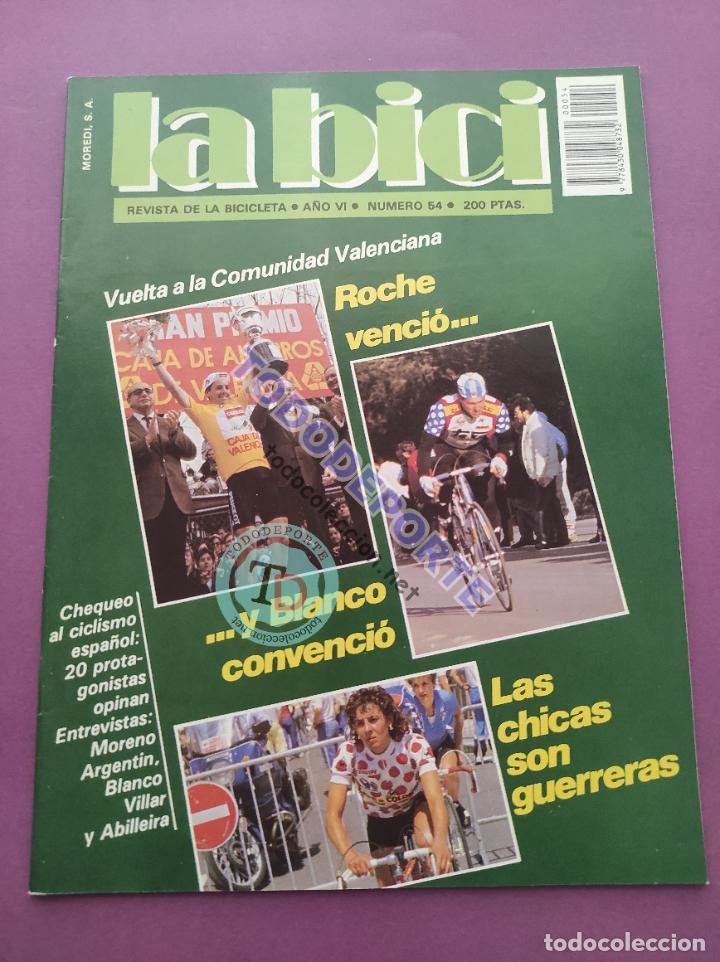 Coleccionismo deportivo: LA BICI N&ordm; 54 REVISTA DE LA BICICLETA - CICLISMO FEMENINO - VUELTA COMUNIDAD VALENCIA BLANCO VILLAR