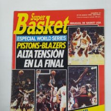 Coleccionismo deportivo: REVISTA SUPER BASKET. USA. NBA. Nº 37. 20 JUNIO 1990. PISTON BLAZERS. MICHAEL JORDAN. TDKC33
