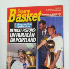 Coleccionismo deportivo: REVISTA SUPER BASKET. USA. NBA. Nº 38. 27 JUNIO 1990. DETROIT PISTONS HURACÁN PORTLAND. TDKC33