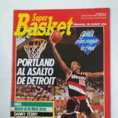 Coleccionismo deportivo: REVISTA SUPER BASKET. USA. NBA. Nº 36. 13 JUNIO 1990. PORTLAND AL ASALTO DE DETROIT. TDKC33