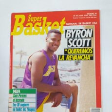 Coleccionismo deportivo: REVISTA SUPER BASKET. USA. NBA. Nº 42. 25 JULIO 1990. BYRON SCOTT. TDKC33