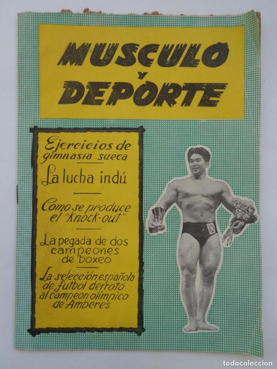 Collezionismo sportivo: MUSCULO Y DEPORTE , N &ordm; 9 , A&Ntilde;O XXXV . REVISTA DE EDITORIAL ALAS , A&Ntilde;OS 50