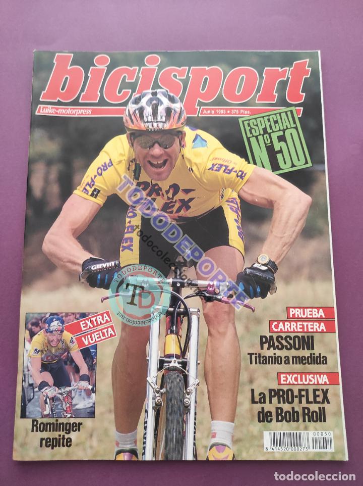 Coleccionismo deportivo: REVISTA BICISPORT N&ordm; 50 1993 ESPECIAL EXTRA VUELTA CICLISTA ESPA&Ntilde;A 93 ROMINGER CLAS POSTER
