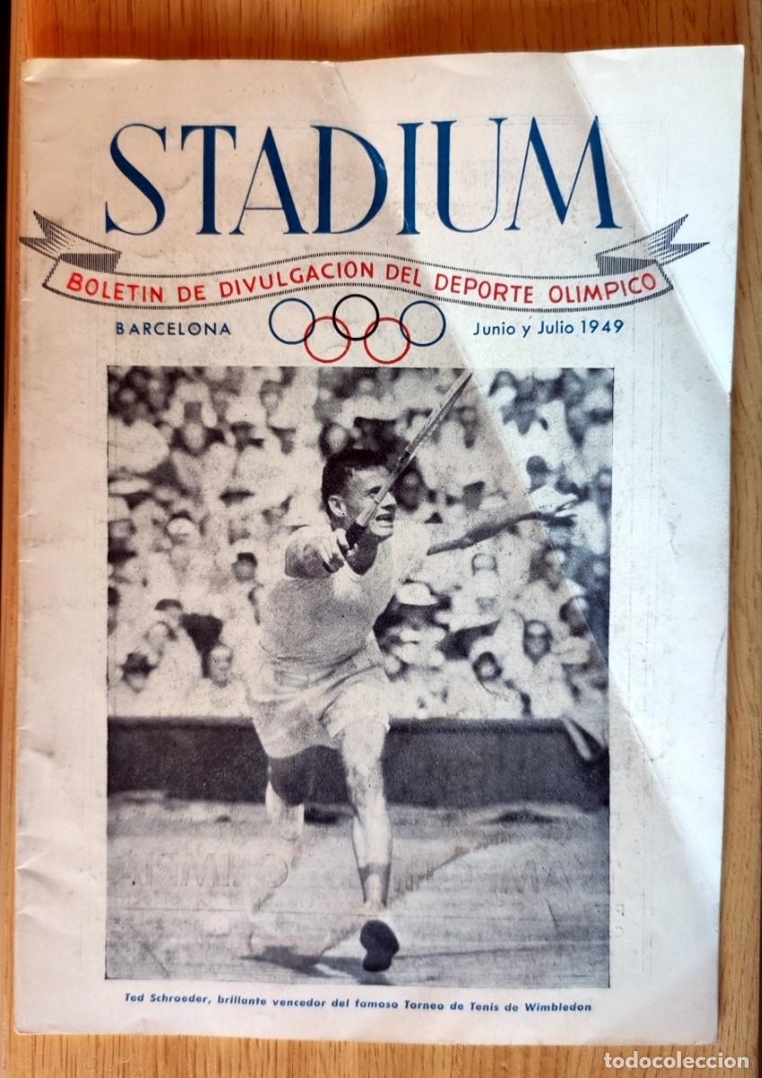 Collezionismo sportivo: STADIUM, Bolet&iacute;n de Divulgaci&oacute;n del Deporte Olimpico BARCELONA 1949 WIMBLEDON TROFEO RIUS Y TAULET