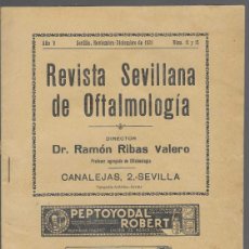 Coleccionismo deportivo: SEVILLA-, REVISTA DE OFTALMOLOGIA, NOVIEMBRE Y DICIEMB 1931, Nº11 Y 12,-PAGINA DE 209 A 220., VER FO