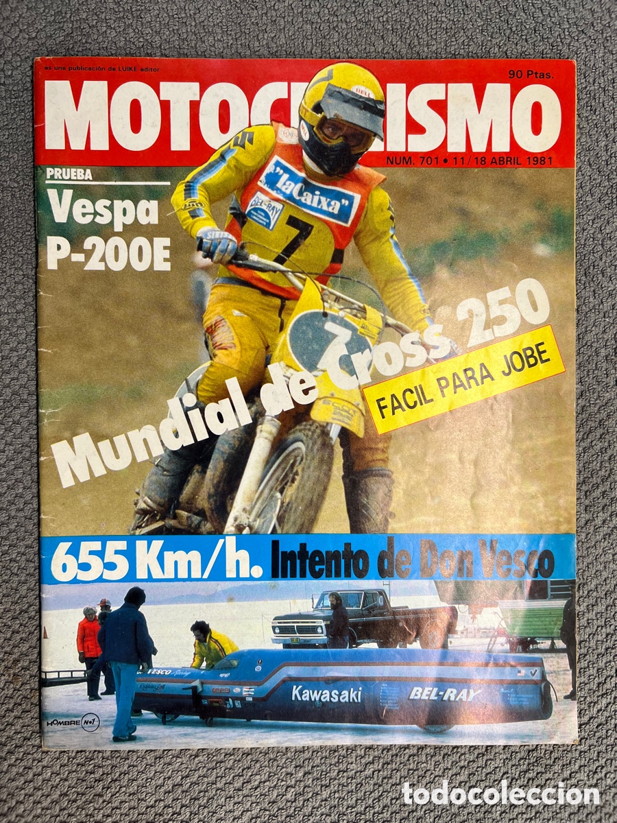 Coleccionismo deportivo: MOTOCICLISMO No.701. A&Ntilde;O 1981. PRUEBA: VESPA P-200-E. CONGRESO DE PRIMAVERA