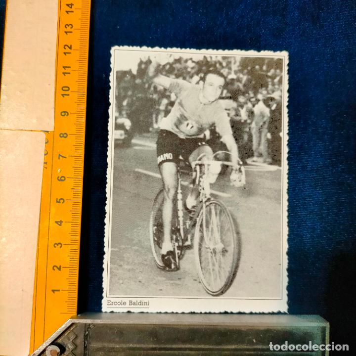 Coleccionismo deportivo: RECORTE TAMA&Ntilde;O MEDIA POSTAL CICLISMO CICLISTAS FAMOSOS : ERCOLE BALDINI