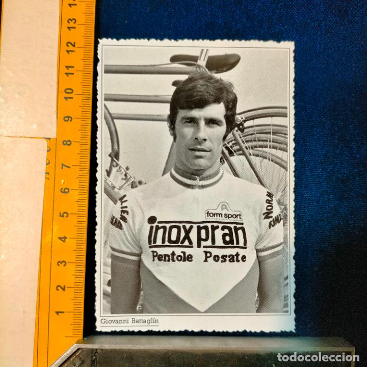 Coleccionismo deportivo: RECORTE TAMA&Ntilde;O MEDIA POSTAL CICLISMO CICLISTAS FAMOSOS : GIOVANNI BATTAGLIN