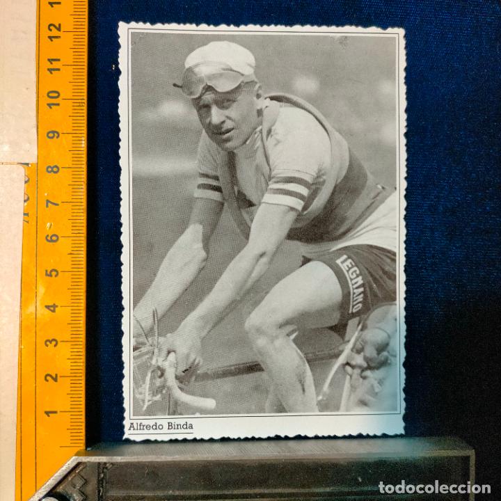 Coleccionismo deportivo: RECORTE TAMA&Ntilde;O MEDIA POSTAL CICLISMO CICLISTAS FAMOSOS : ALFREDO BINDA