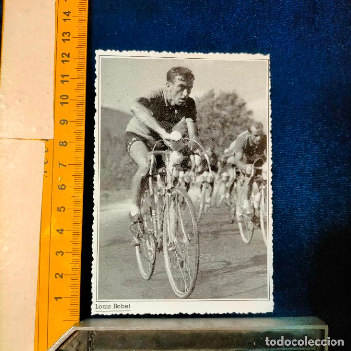 Coleccionismo deportivo: RECORTE TAMA&Ntilde;O MEDIA POSTAL CICLISMO CICLISTAS FAMOSOS : LOUIS BOBET