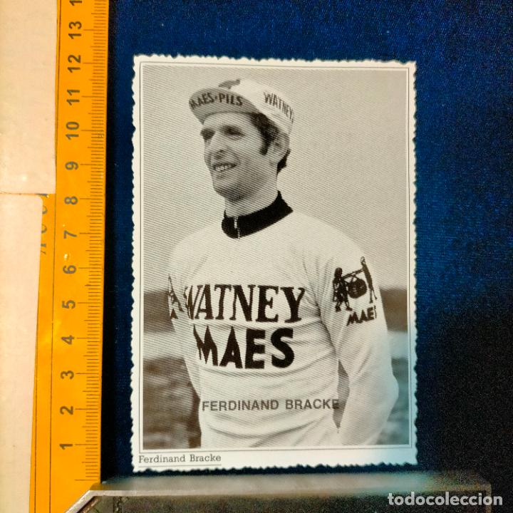 Coleccionismo deportivo: RECORTE TAMA&Ntilde;O MEDIA POSTAL CICLISMO CICLISTAS FAMOSOS : FERDINAND BRACKE