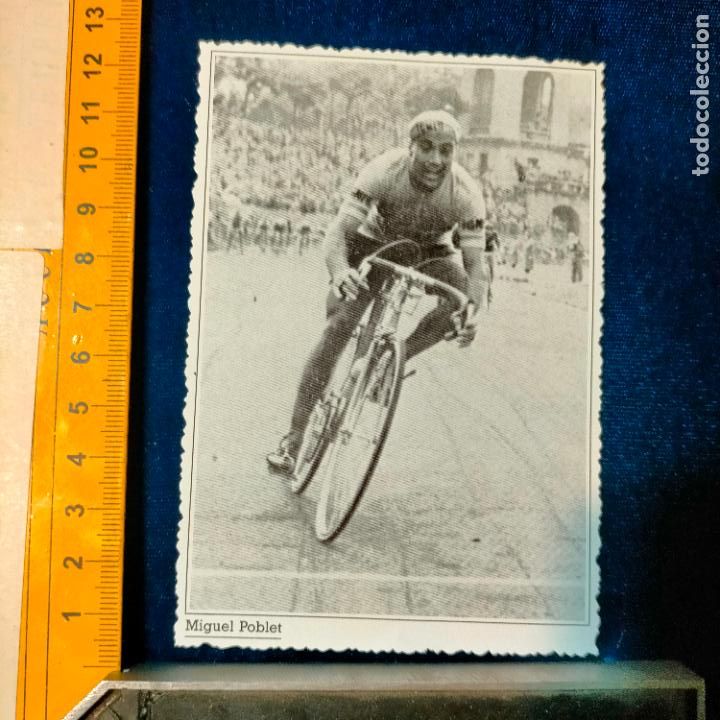 Coleccionismo deportivo: RECORTE TAMA&Ntilde;O MEDIA POSTAL CICLISMO CICLISTAS FAMOSOS : MIGUEL POBLET