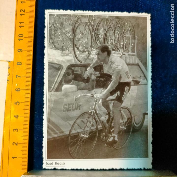 Coleccionismo deportivo: RECORTE TAMA&Ntilde;O MEDIA POSTAL CICLISMO CICLISTAS FAMOSOS : JOSE RECIO EQUIPO SEUR