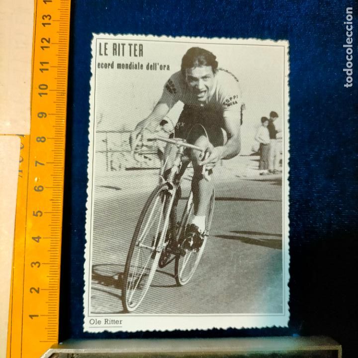 Coleccionismo deportivo: RECORTE TAMA&Ntilde;O MEDIA POSTAL CICLISMO CICLISTAS FAMOSOS : OLE LE RITTER