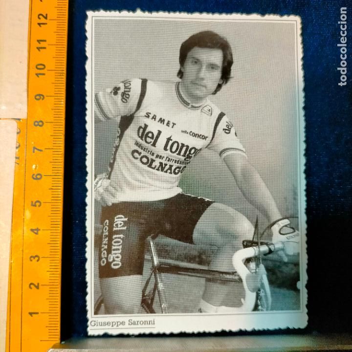 Coleccionismo deportivo: RECORTE TAMA&Ntilde;O MEDIA POSTAL CICLISMO CICLISTAS FAMOSOS : GUISEPPE SARONNI