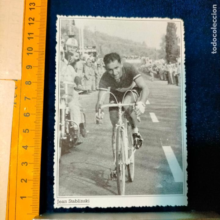 Coleccionismo deportivo: RECORTE TAMA&Ntilde;O MEDIA POSTAL CICLISMO CICLISTAS FAMOSOS : JEAN STABLINSKI