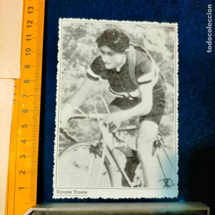 Coleccionismo deportivo: RECORTE TAMA&Ntilde;O MEDIA POSTAL CICLISMO CICLISTAS FAMOSOS : VICENTE TRUEVA