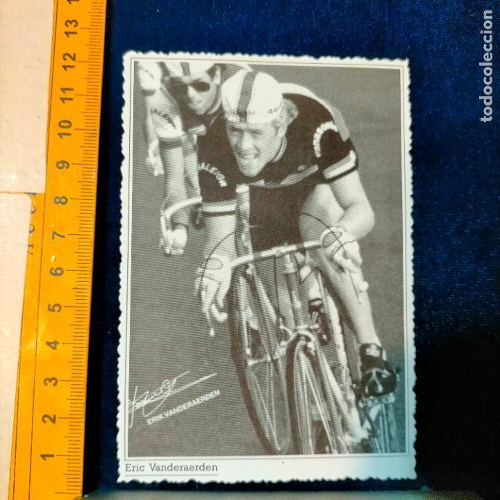 Coleccionismo deportivo: RECORTE TAMA&Ntilde;O MEDIA POSTAL CICLISMO CICLISTAS FAMOSOS : ERIC VANDERAERDEN
