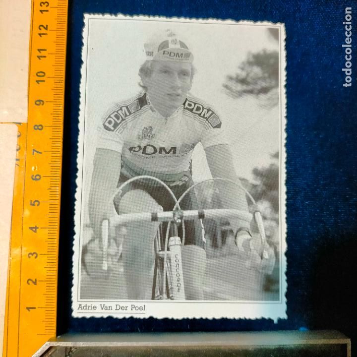 Coleccionismo deportivo: RECORTE TAMA&Ntilde;O MEDIA POSTAL CICLISMO CICLISTAS FAMOSOS : ADRIE VAN DER POEL