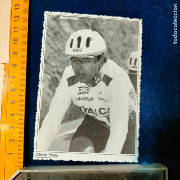 Coleccionismo deportivo: RECORTE TAMA&Ntilde;O MEDIA POSTAL CICLISMO CICLISTAS FAMOSOS : ALVARO MEJIA