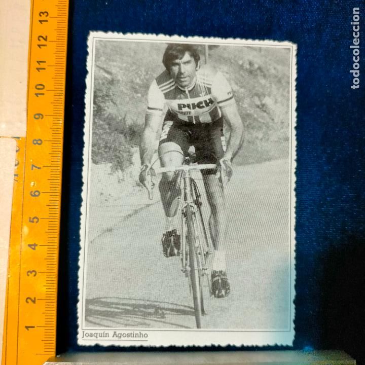 Coleccionismo deportivo: RECORTE TAMA&Ntilde;O MEDIA POSTAL CICLISMO CICLISTAS FAMOSOS : JOAQUIN AGOSTINHO EQUIPO PUCH
