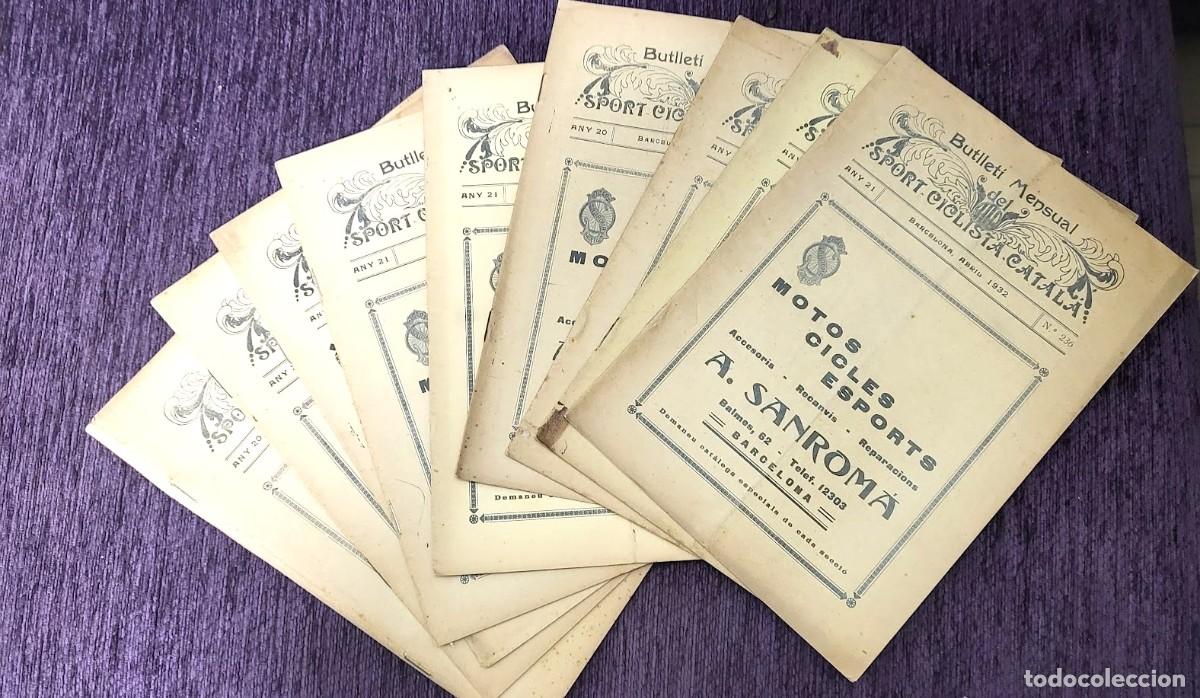 Sports collectibles: BUTLLETI MENSUAL DEL SPORT CICLISTA CATALA 1931 1932 1934