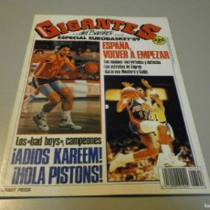 Coleccionismo deportivo: REVISTA GIGANTES DEL BASKET Nº 190 AÑO 1989 CON POSTER ADIOS KAREEM