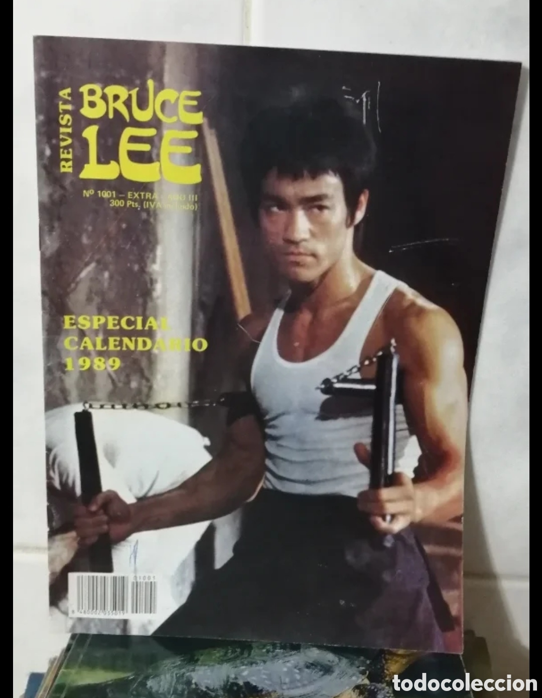 Coleccionismo deportivo: Bruce Lee N&deg;1001 Extra Incluye 2 Posters + calendario 1989