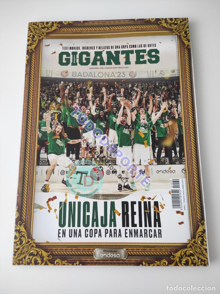 Coleccionismo deportivo: REVISTA GIGANTES DEL BASKET 2023 N&ordm; 1530 ESPECIAL UNICAJA MALAGA CAMPEON COPA DEL REY 23