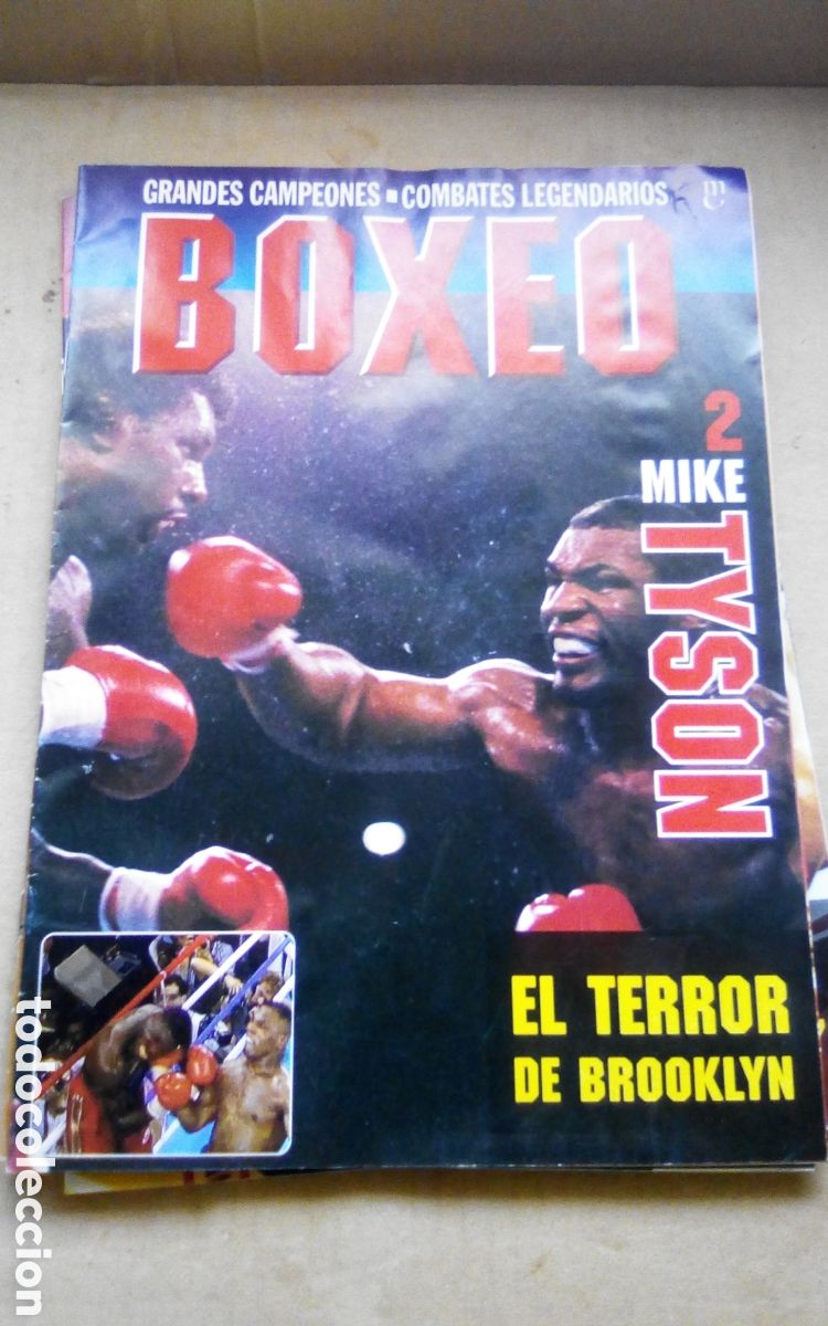 Coleccionismo deportivo: Mike Tyson. Fasc&iacute;culo colecci&oacute;n boxeo, # 2. Grandes campeones - Combates legendarios. RBA 1996.