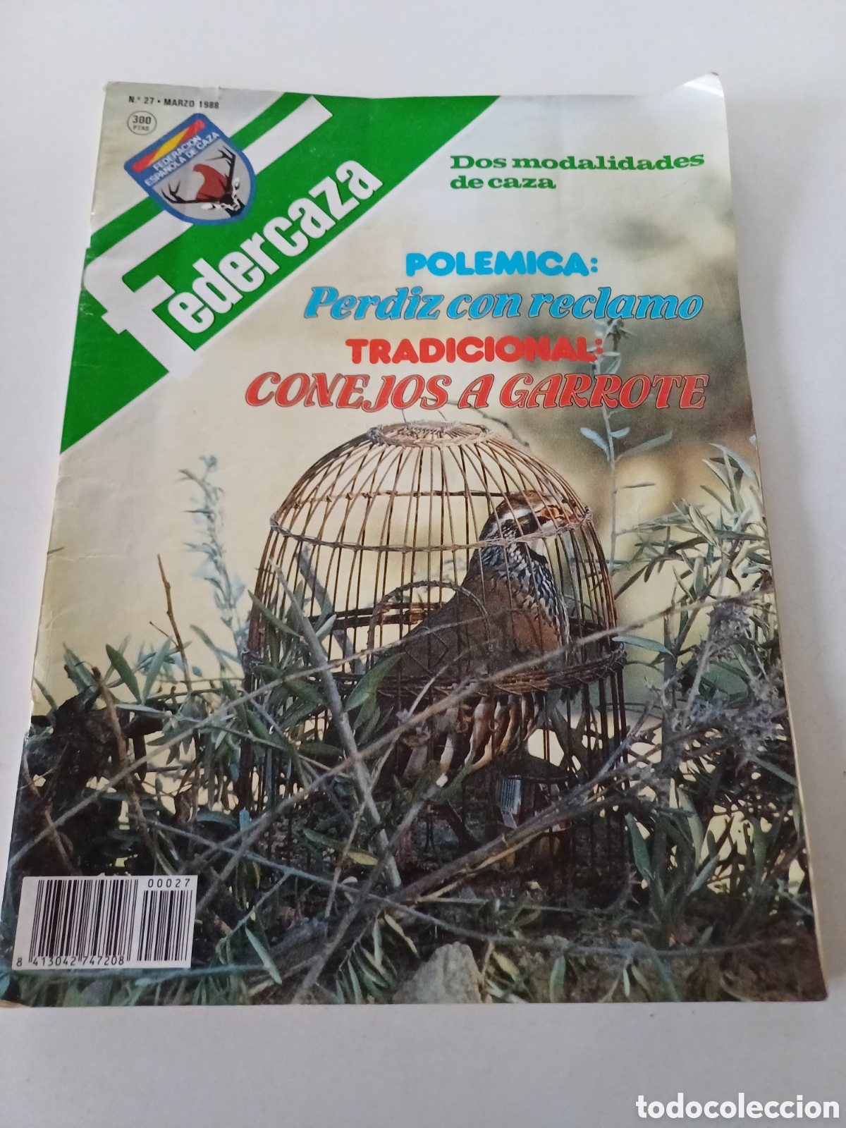 Collezionismo sportivo: Federcaza revista de caza marzo 1988 n&uacute;mero 27