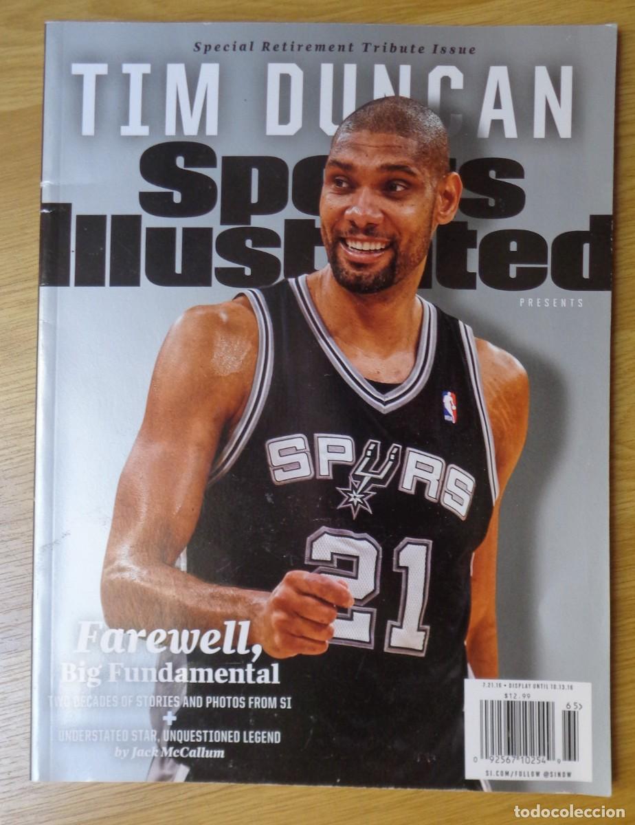 Coleccionismo deportivo: REVISTA SPORTS ILLUSTRATED 'TIM DUNCAN, SPECIAL RETIREMENT TRIBUTE'
