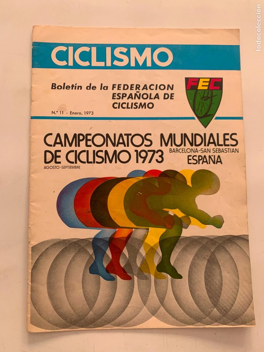 Coleccionismo deportivo: boletin de la federacion espa&ntilde;ola de ciclismo n&ordm; 11 enero 1973