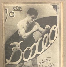 Coleccionismo deportivo: REVISTA BOXEO N° 553 (1935). SANGCHILI, PEDRITO RUIZ, JOE MENDIOLA, LARRINAGA, PAULINO UZCUDUN, CARN