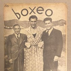 Coleccionismo deportivo: REVISTA BOXEO N° 565 (1936). GIRONES, M. ALFARA, RICARDO AIBI, MARCEL THIL, ISIDORO GAZTAÑAGA, SAFON