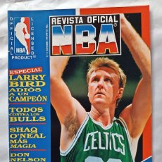 Coleccionismo deportivo: AÑO 1992. REVISTA OFICIAL DE LA NBA. PORTADA LARRY BIRD.