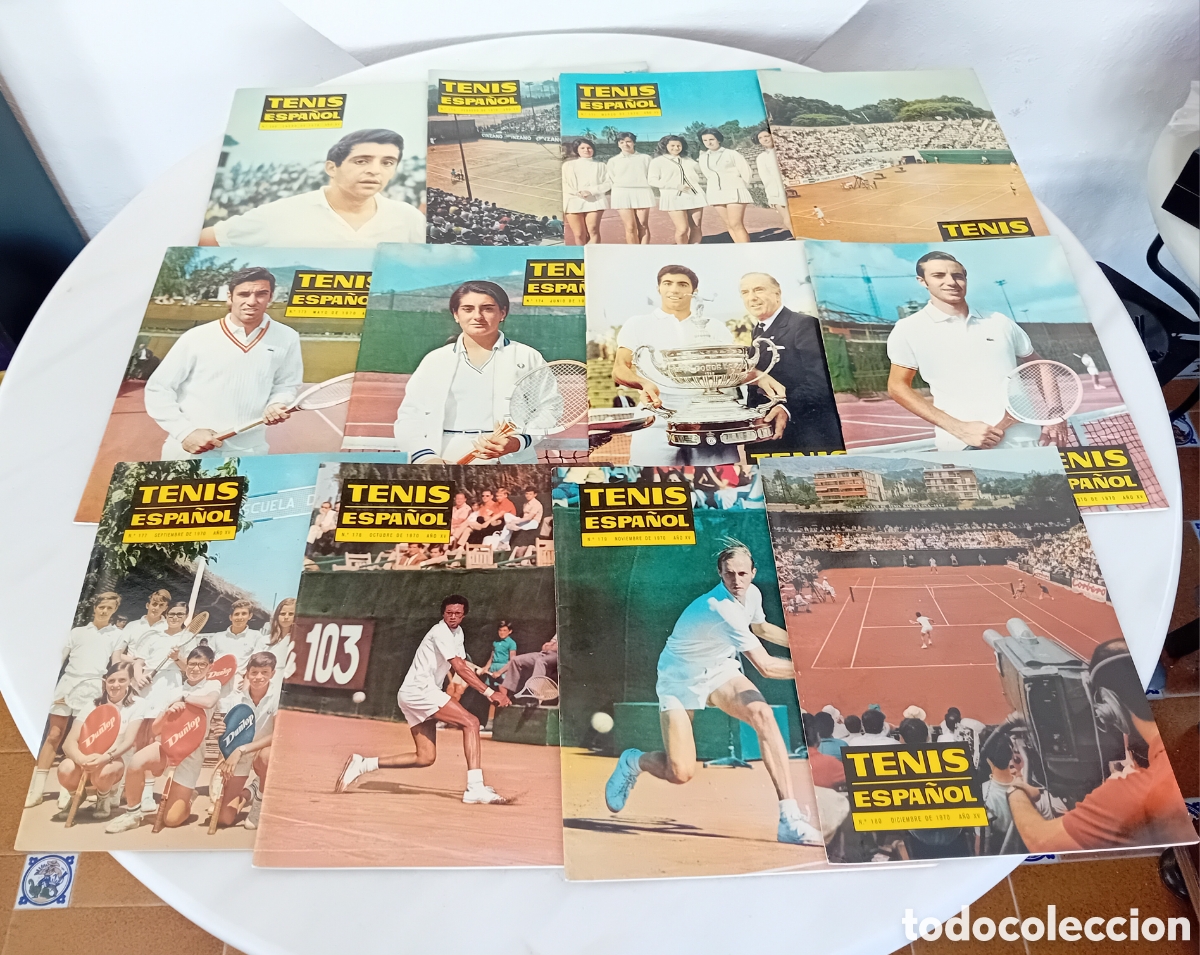 Coleccionismo deportivo: colecci&oacute;n completa revista tenis espa&ntilde;ol a&ntilde;o 1970