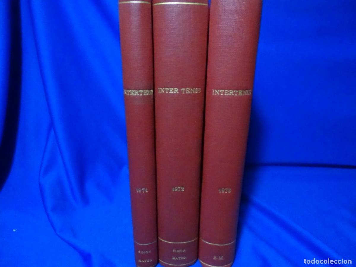 Coleccionismo deportivo: REVISTA INTER TENIS 3 TOMOS. 1971-1973 COMPLETOS.