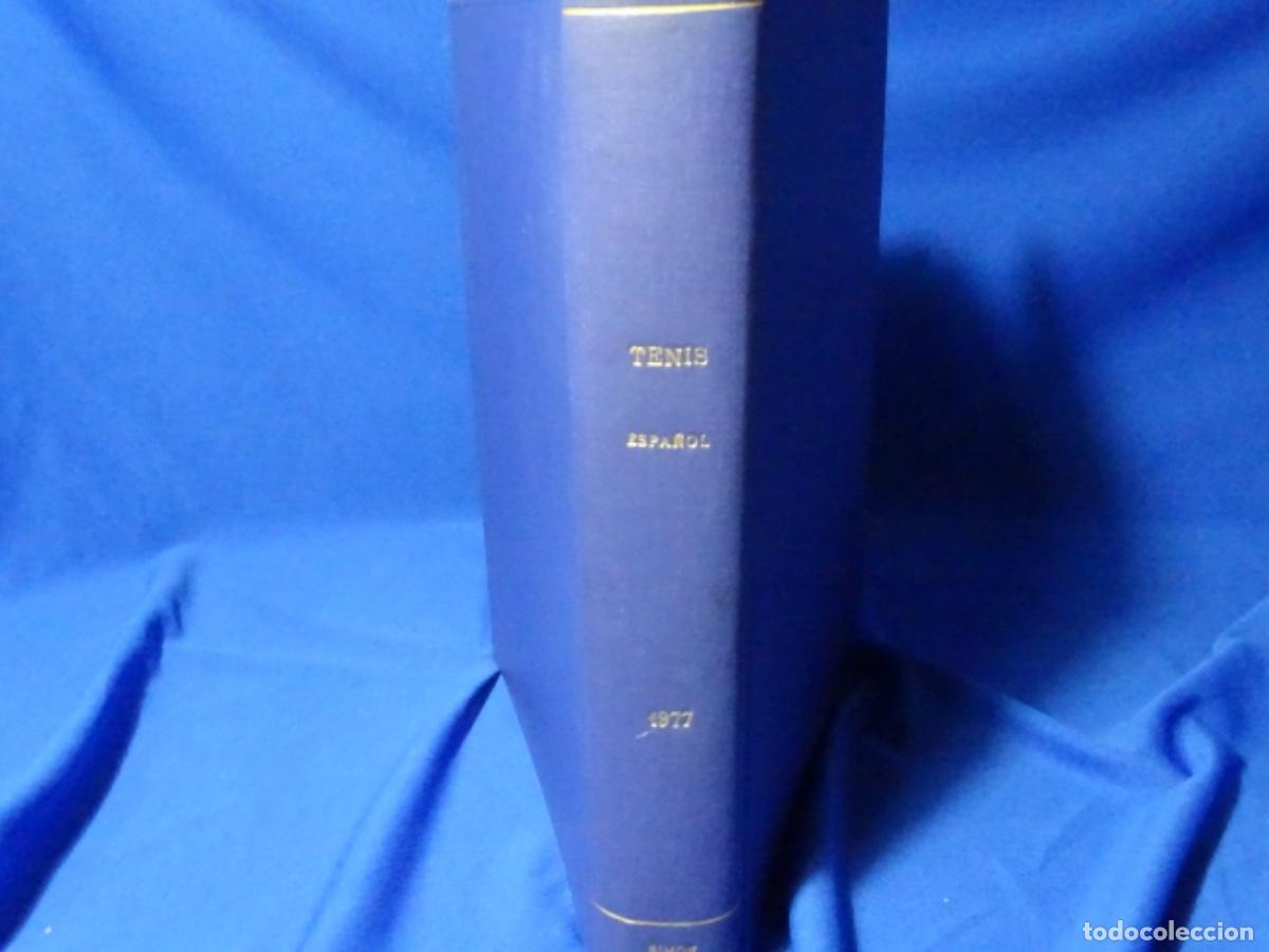 Coleccionismo deportivo: REVISTA TENIS ESPA&Ntilde;OL A&Ntilde;O 1977 COMPLETO Y ENCUADERNADO.