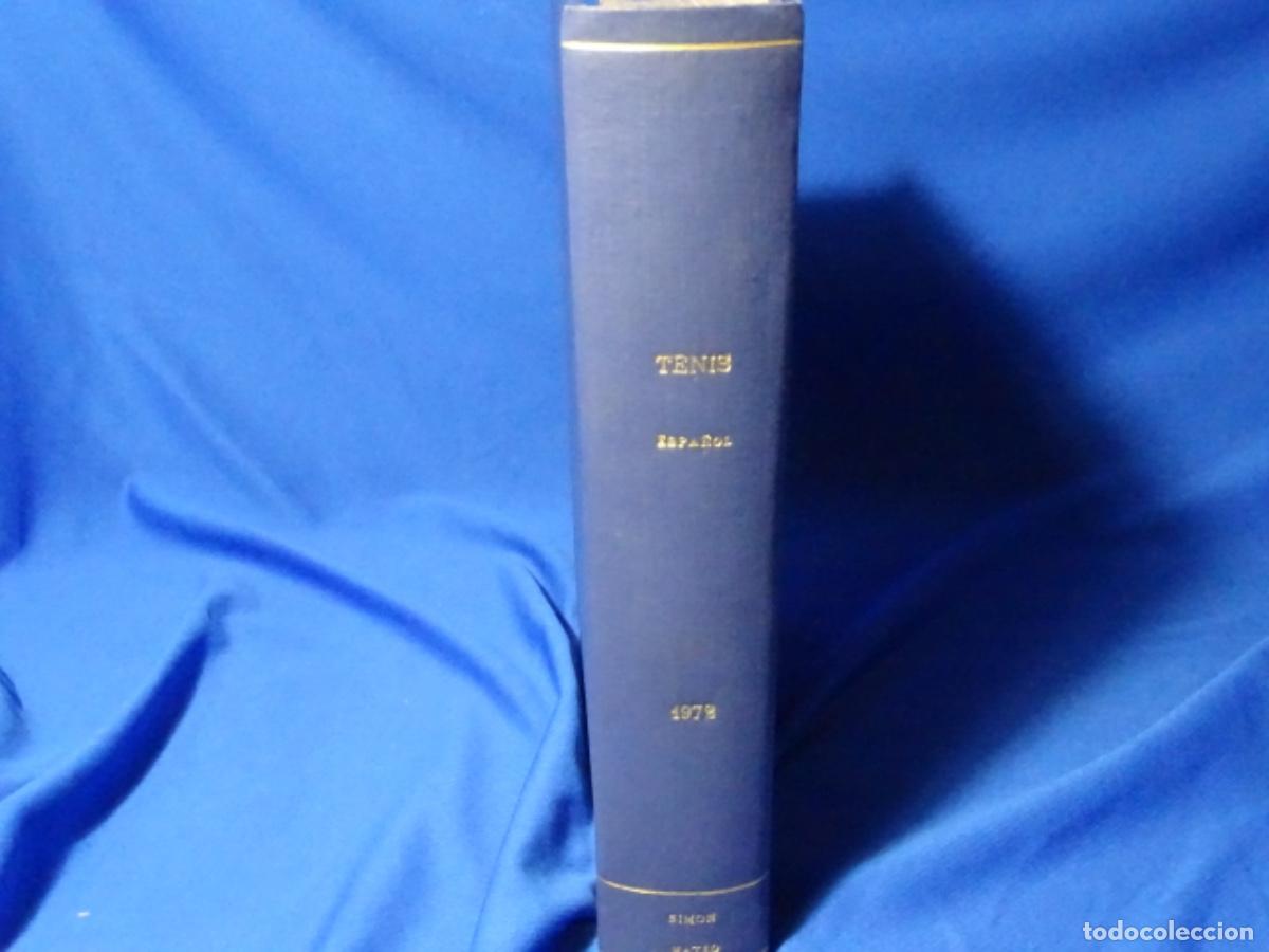 Coleccionismo deportivo: REVISTA TENIS ESPA&Ntilde;OL A&Ntilde;O 1972 COMPLETO Y ENCUADERNADO.
