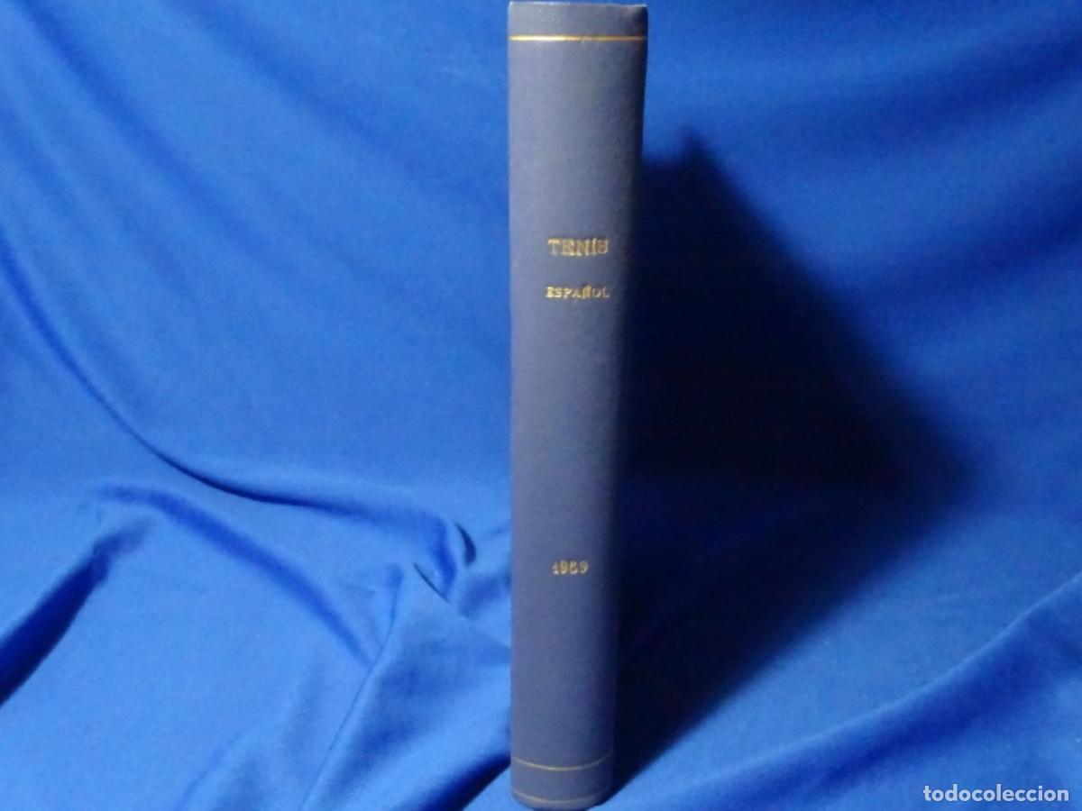Coleccionismo deportivo: REVISTA TENIS ESPA&Ntilde;OL A&Ntilde;O 1969 COMPLETO Y ENCUADERNADO.