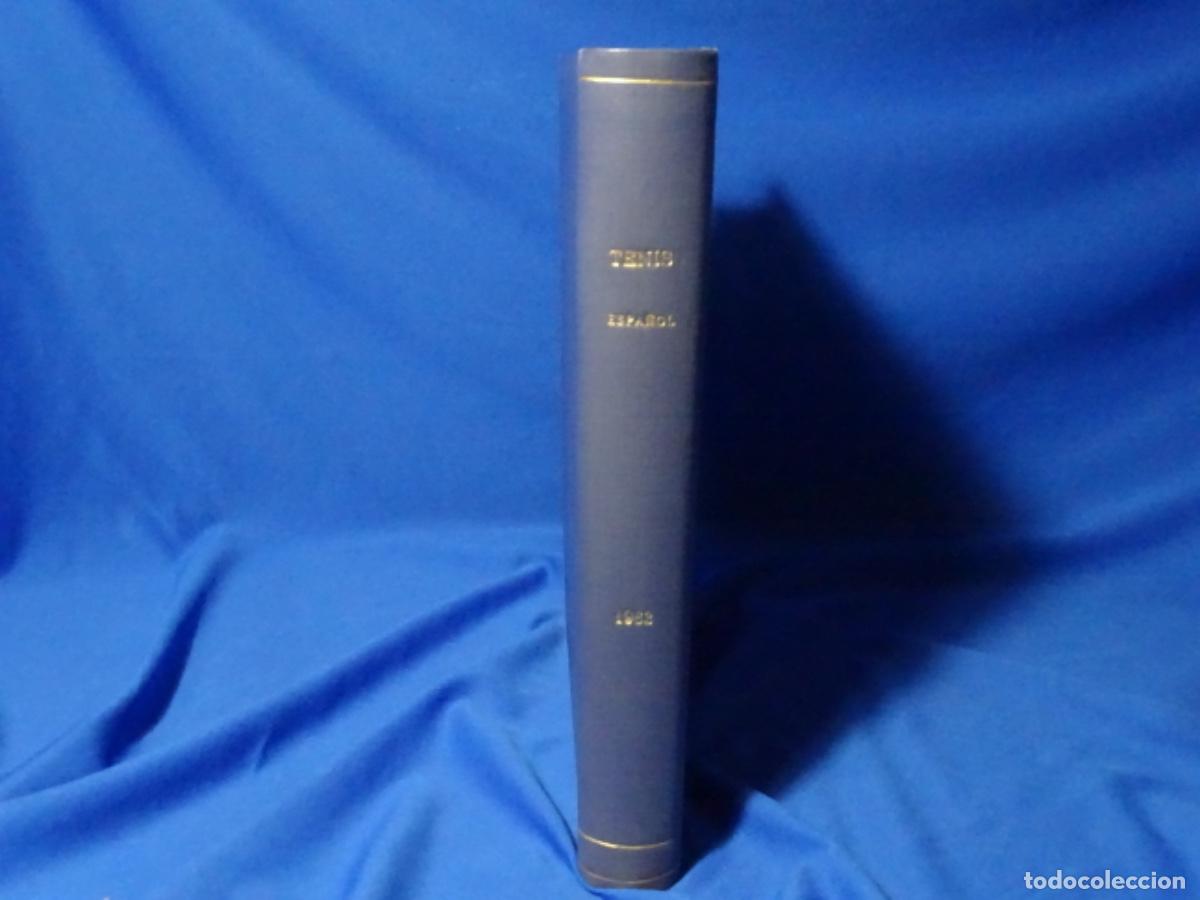 Coleccionismo deportivo: REVISTA TENIS ESPA&Ntilde;OL A&Ntilde;O 1963 COMPLETO Y ENCUADERNADO.